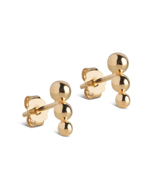 Studs Oorbellen Goud Trinity
