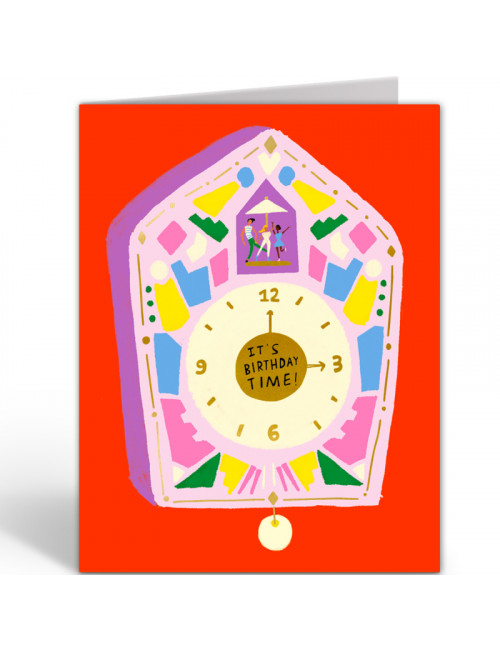 Wenskaart | cuckoo clock