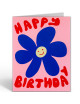 Wenskaart | birthday flower