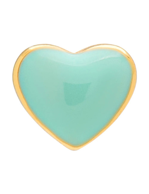Oorbel Love U | goud/mint