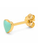 Oorbel Love U | goud/mint