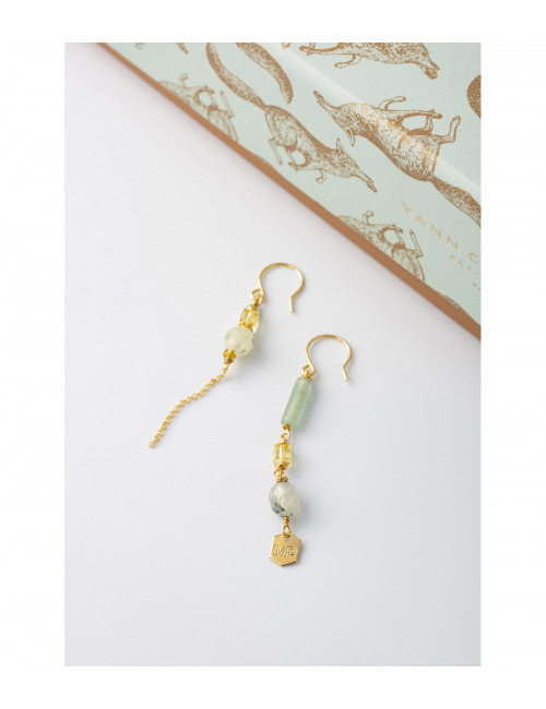 Asymmetrische Oorbellen Goud | very2
