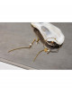 Asymmetrische Oorbellen Goud Vipy | creool/parel