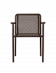 Dapple Outdoor Stoel met Arm | dark chocolate
