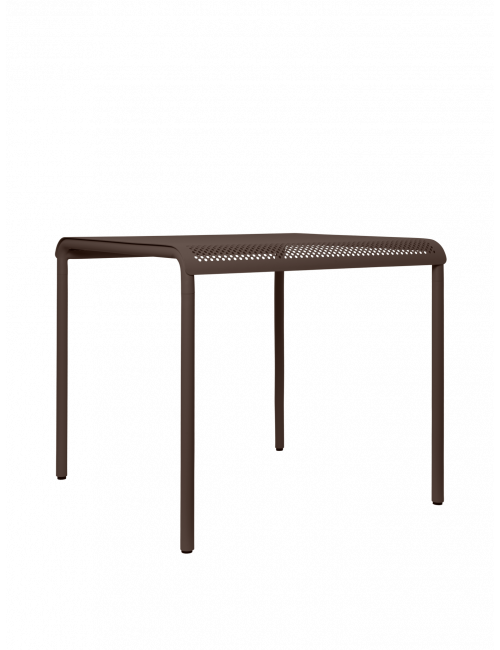 Dapple Outdoor Tafel 80x80 | dark chocolate