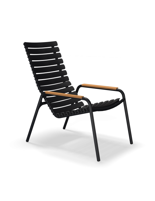 Reclips Lounge Chair | bamboo armrest