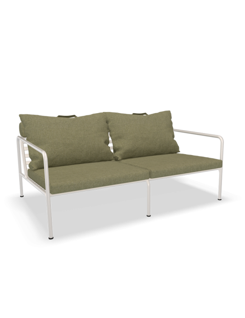Avon 2-seater Sofa | leaf/muted white