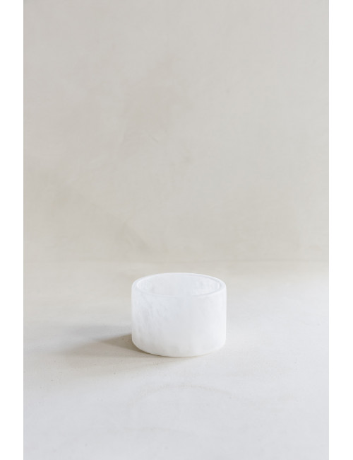 Theelichthouder Will 9 x 5,5 cm | wit