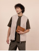 Handtas Lexi | cognac geweven classic leather