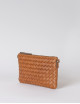 Handtas Lexi | cognac geweven classic leather