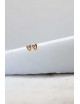 Stud Drawn Heart (per stuk) | goud