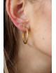 Stud Drawn Heart (per stuk) | goud