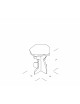 Fels Stool/Kruk | wit gepigmenteerd eiken