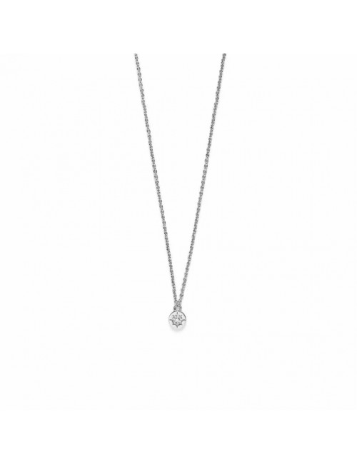 Halsketting Compass | zilver