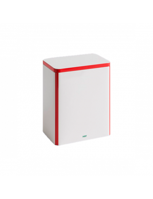 Tin Container | large/off-white/red