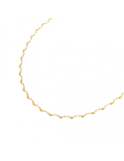 Halsketting Half Moon | goud