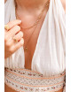 Halsketting Half Moon | goud