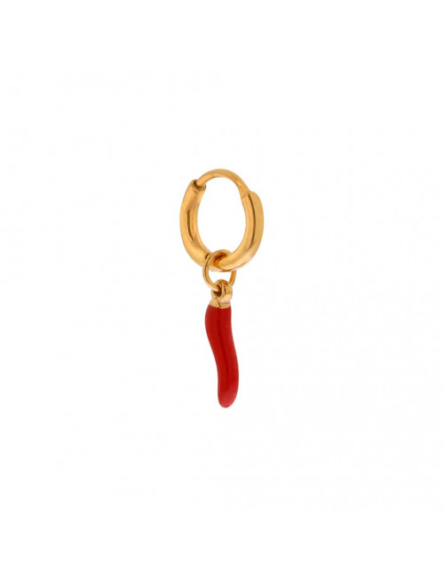 Oorbel Spicy Pepper Hoop | goud