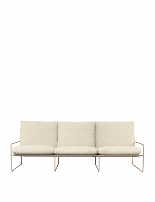 Desert 3-Seater Pure Bouclé | cashmere/off-white