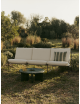 Desert 3-Seater Pure Bouclé | zwart/off-white