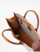 Handtas Jackie | cognac klassiek leer