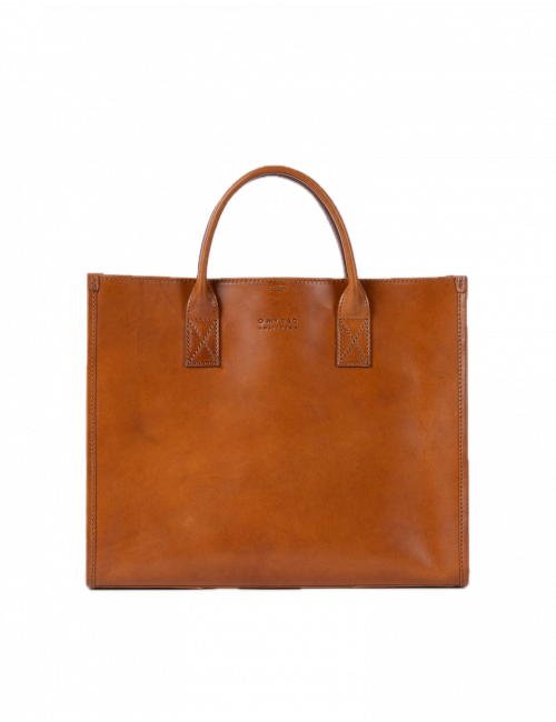 Handtas Jackie | cognac klassiek leer