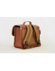Lederen Kleuter Boekentas Classic | chestnut