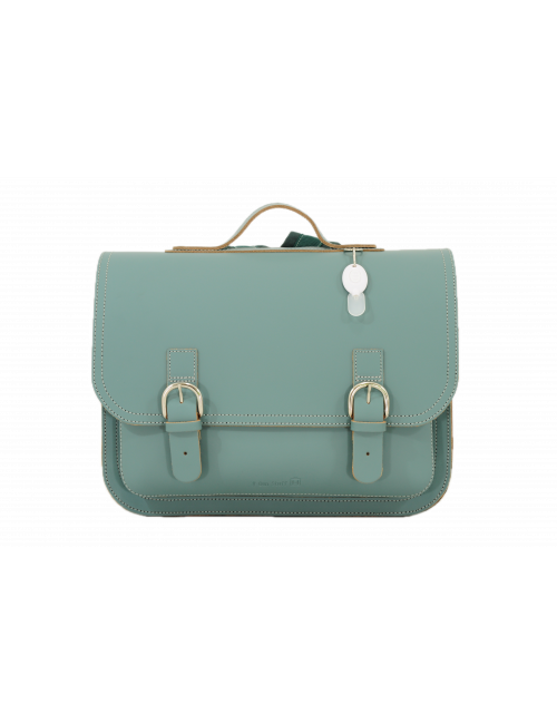 Lederen Boekentas Classic | azul