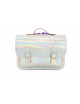 Lederen Boekentas Classic | zilver