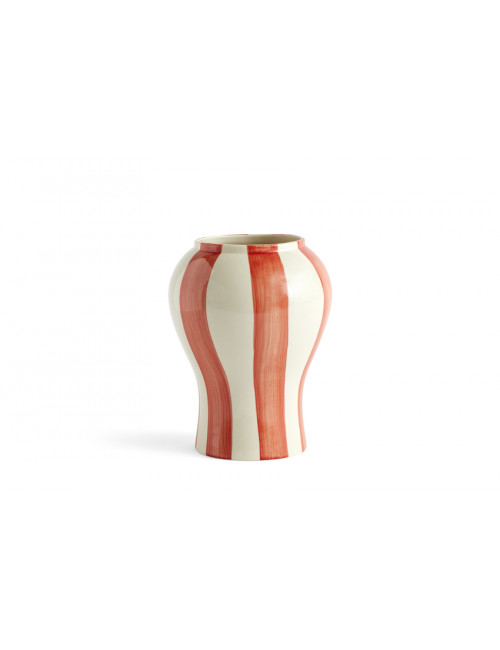 Vaas Sobremesa Small | stripe/red
