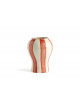 Vaas Sobremesa Small | stripe/red