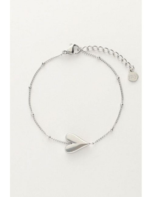 Armbandje Hart | zilver