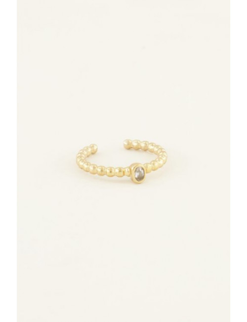 Ring Geboortesteen Goud | april