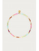 Armband Miyuki Kralen | blauw/roze