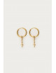 Nomads Oorbellen Goud | ster/strass