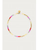 Armband Miyuki Kralen | rood/roze