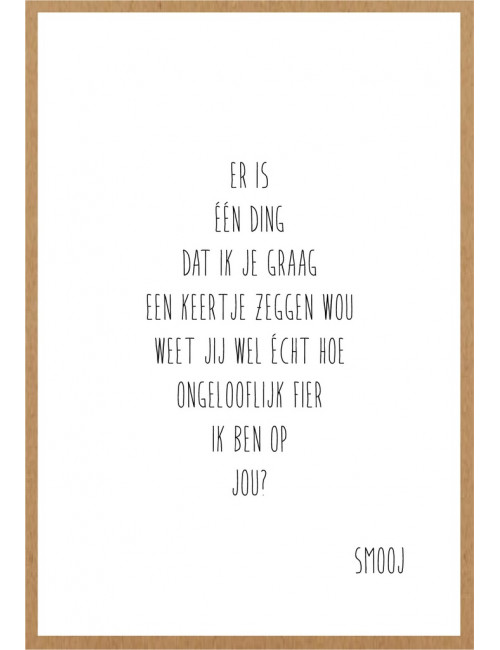 Wenskaart | fier op jou