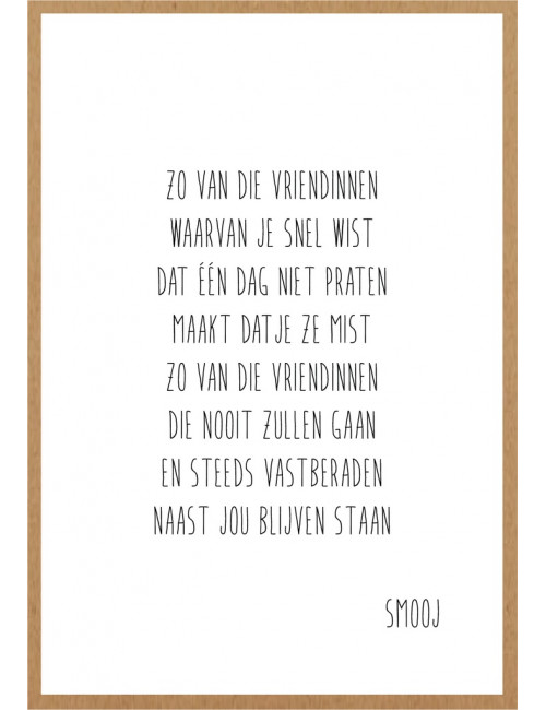 Wenskaart Vriendinnen | zo van die vriendinnen