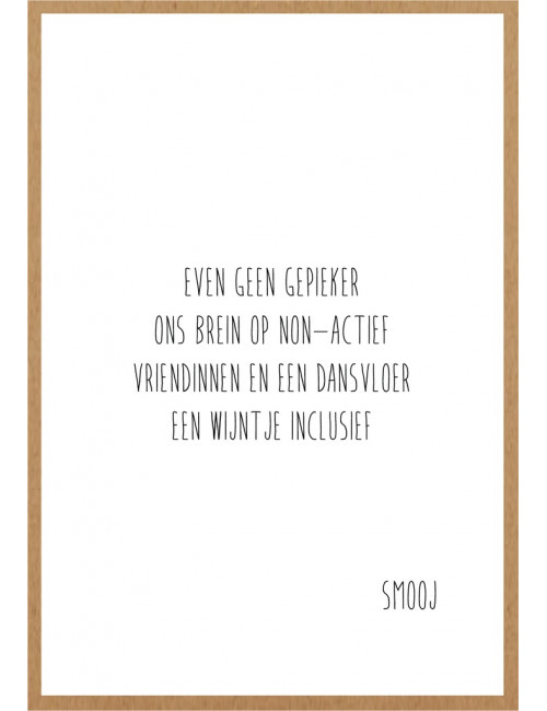 Wenskaart Tequila | even geen gepieker