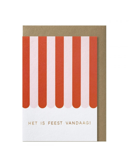 Wenskaart | het is feest vandaag