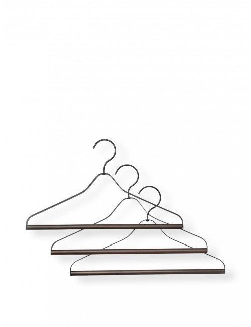 Kledinghanger (set van 3) | zwart