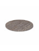 Travertin Titanium Rond Dienblad Ø40cm | zonder rand