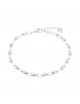 Armband Oval Loop | zilver
