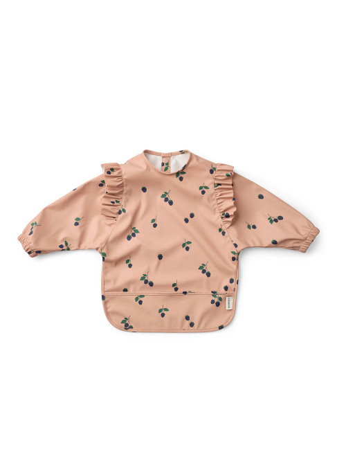 Waterafstotend Slabbetje Merle | ruffle/berry/pale tuscany