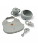 Mileah Baby Eetset | dove blue