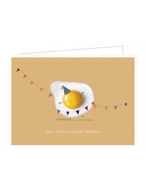 Wenskaart | have an egg-cellent birthday