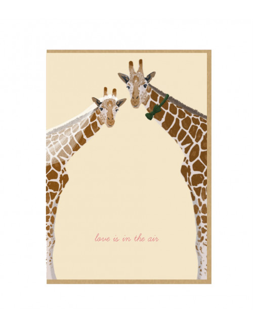 Wenskaart | love is in the air
