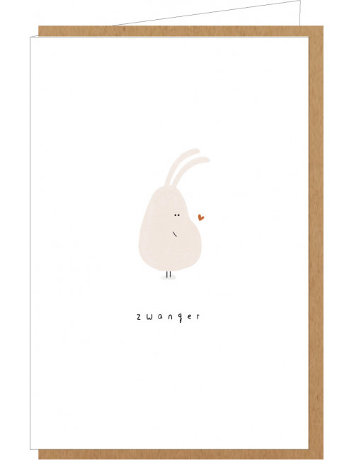 Wenskaart nr. 64 | zwanger