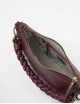 Handtas Leo | dark cherry soft grain leder/twisted