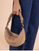 Handtas Leo | zand soft grain leder/twisted